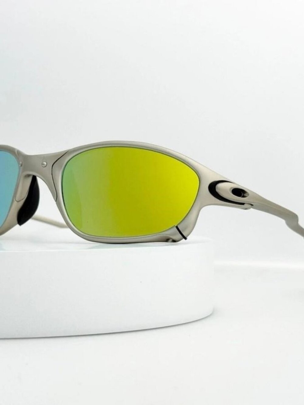 New Montblanc Mens Square/Rectangle Grey Ruthenium Green Fashion Designer Sungla